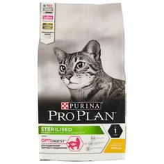 Корм для стерилизованных кошек Purina Pro Plan Sterilised с курицей 1.5 кг