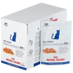 Корм для стерилизованных кошек Royal Canin Neutered Maintenance мясное ассорти 12шт. х 100 г (кусочки в соусе)