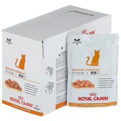 Корм для пожилых кошек Royal Canin Senior Consult Stage 1 для профилактики МКБ 12шт. х 100 г (кусочки в соусе)