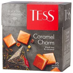 Чай черный Tess Caramel charm в пирамидках, 20 шт.
