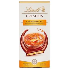 Шоколад Lindt Creation Creme Brulee молочный с начинкой крем-брюле, 30% какао, 150 г