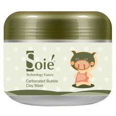 SOIE Carbonated Bubble Clay Mask очищающая кислородная маска на основе вулканической грязи, 100 г