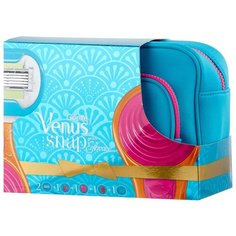 Venus Snap Embrace Набор Бритва компактная + 2 сменные кассеты + Косметичка и расческа