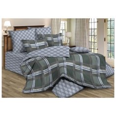 Постельное белье евростандарт Guten Morgen 644/4 70х70 см, перкаль серый