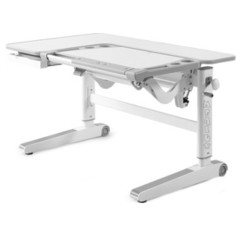 Детский стол Mealux Kingwood TG/G BD-820 TG/G столешница белый дуб дерево/накладки на ножках серые