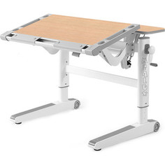Детский стол Mealux Ergowood-L MG/G BD-810 MG/G столешница клен дерево/накладки на ножках серые