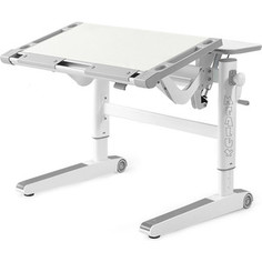 Детский стол Mealux Ergowoodt-L TG/G BD-810 TG/G столешница белый дуб дерево/накладки на ножках серые