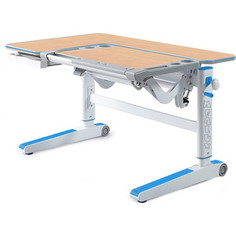 Детский стол Mealux Kingwood MG/BL BD-820 MG/BL столешница клен дерево/накладки на ножках голубые