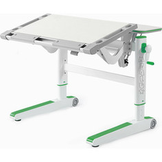 Детский стол Mealux Ergowood-L TG/Z BD-810 TG/Z столешница белый дуб дерево/накладки на ножках зеленые