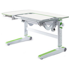 Детский стол Mealux Kingwood W/Z BD-820 W/Z столешница белая дерево/накладки на ножках зеленые