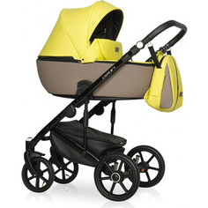 Коляска 2 в 1 Riko Basic OZON Ecco 26 лимонный-бежевый