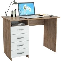 Стол письменный Мастер Милан Левый/Правый (дуб сонома-белый) МСТ-СДМ-00-СБ-02