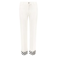 Джинсы с отворотами Stella McCartney