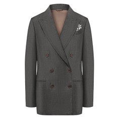 Льняной жакет Brunello Cucinelli