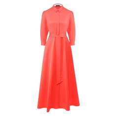 Платье из смеси хлопка и льна Kiton