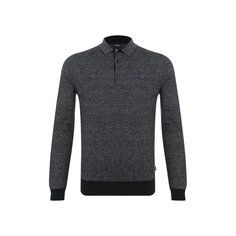 Поло из смеси хлопка и льна BOSS