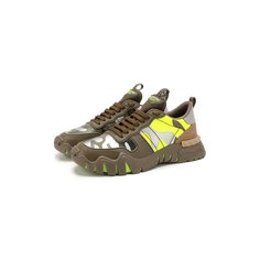 Комбинированные кроссовки Valentino Garavani Rockrunner Plus Valentino