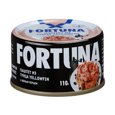 Паштет из тунца FORTUNA с черным перцем 110 г Фортуна
