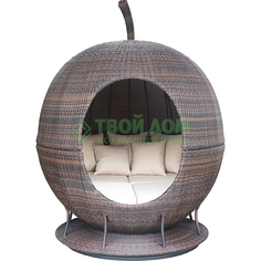 Комплект Puriartha Apple Dark Brown с подушками 9шт. (A-120)
