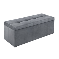 Пуф Vental Пета Kolibri silver, 410х400х1000 мм