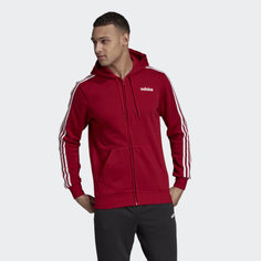 Флисовая толстовка Essentials 3-Stripes adidas Performance