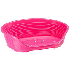 Лежак для животных Ferplast SIESTA DELUXE 2, пластиковый, розовый, 49х36х17,5 см