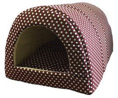 Домик для кошек и собак Xody Тоннель №1, хлопок, коричневый, 50x36x30см