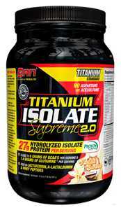 Протеин SAN Titanium Isolate Supreme 2.0 2270 г Vanilla Sundae