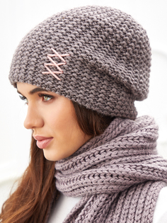 Бини женская Siberika 1065 серая