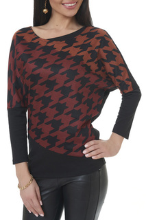 Джемпер женский Argent ALBT8020 коричневый 46 RU