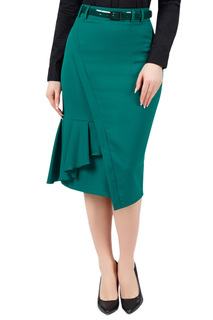 Юбка женская Grey Cat GUB00007V(VIRINEA) зеленая 48 RU