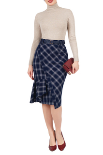 Юбка женская Grey Cat GUB00002Z(AMELINA) синяя 44 RU