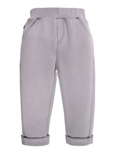 Брюки для мальчика Мамуляндия 19-921 Футер, Серый р. 92