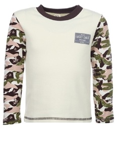 Футболка с длинным рукавом Lucky Child Бежевый р.74
