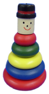 Развивающая игрушка RNToys Пирамидка Сударь