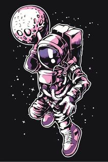 Картина по номерам Живопись по Номерам "Лунный баскетбол", 40x60