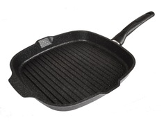 Сковорода-гриль 26х26см Темный мрамор ТМ KUKMARA