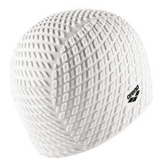 Шапочка для плавания (для длинных волос) Arena Bonnet Silicone Cap, белый