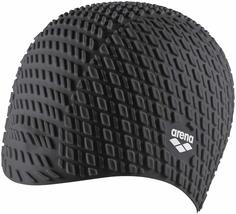 Шапочка для плавания (для длинных волос) Arena Bonnet Silicone Cap, черный