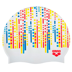Шапочка для плавания Arena Print 2, белый