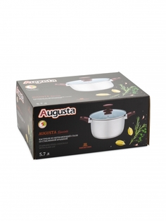 Кастрюля с крышкой AUGUSTA SPECIALE 24х13.5см 5.7л Attribute