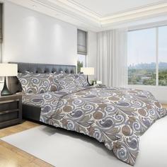 Комплект постельного белья двуспальный-евро Amore Mio, Shafran 11575