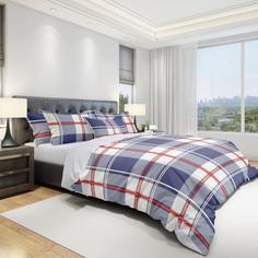 Комплект постельного белья двуспальный-евро Amore Mio, Grid 12286