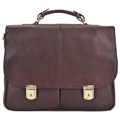 Портфель мужской кожаный Dr. Koffer B393160-02-09 коричневый