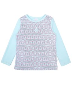 Джемпер для девочки Мамуляндия 19-841 Интерлок, Св. бирюзовый р.110