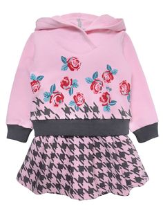 Платье для девочки Мамуляндия 19-825 Футер, Розовый р. 116