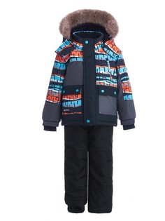 Комплект зимний: куртка и брюки Premont WP92263 серый р.104
