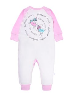 Комбинезон для девочки Мамуляндия 19-805 Интерлок, Розовый р. 74