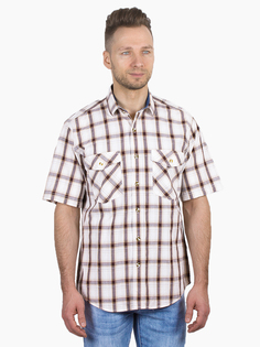 Рубашка мужская Dairos GD81100396 коричневая L