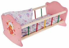 Кроватка для кукол Карапуз Мой мишка RB-B-P